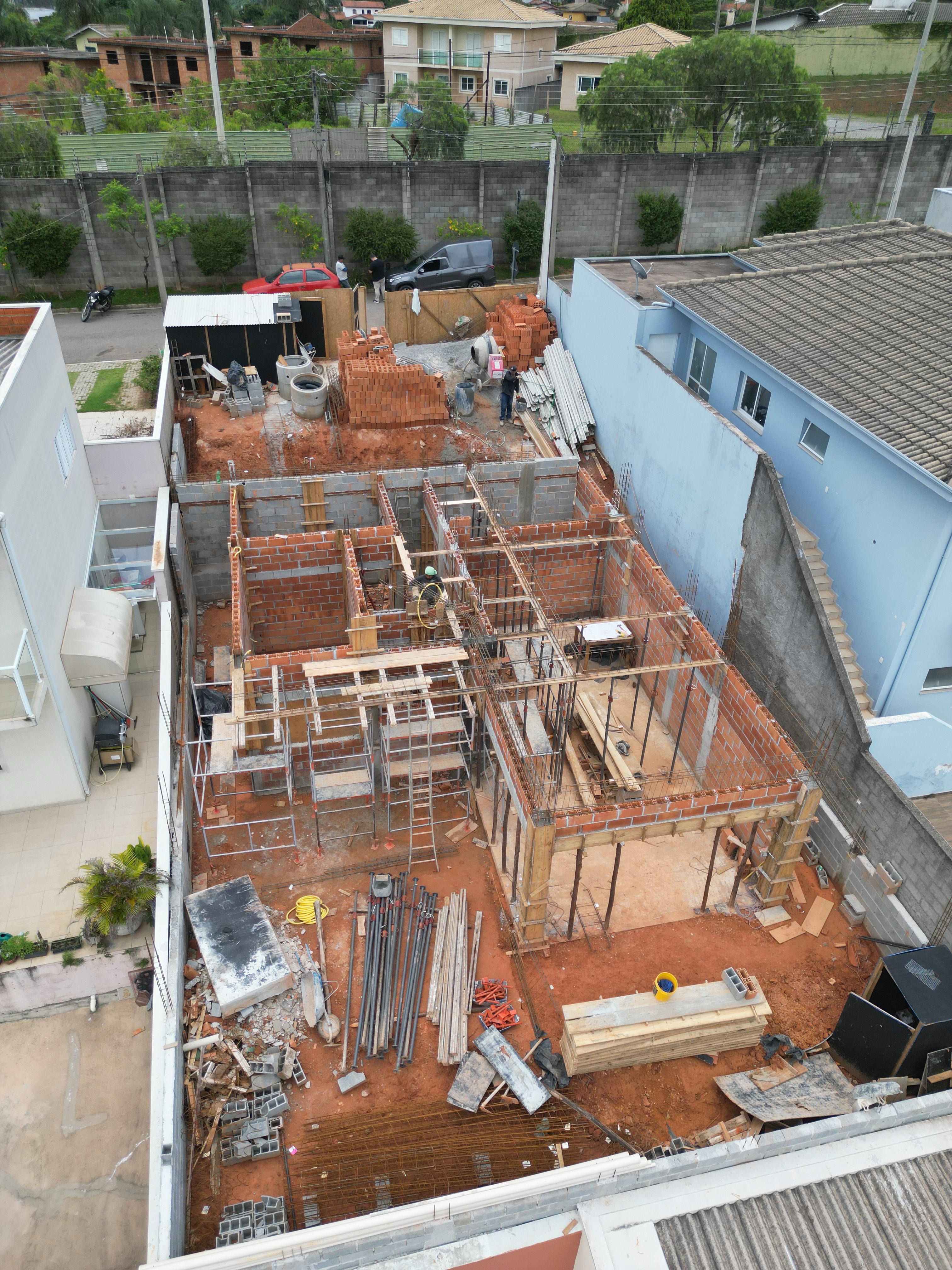 Construção da casa nova